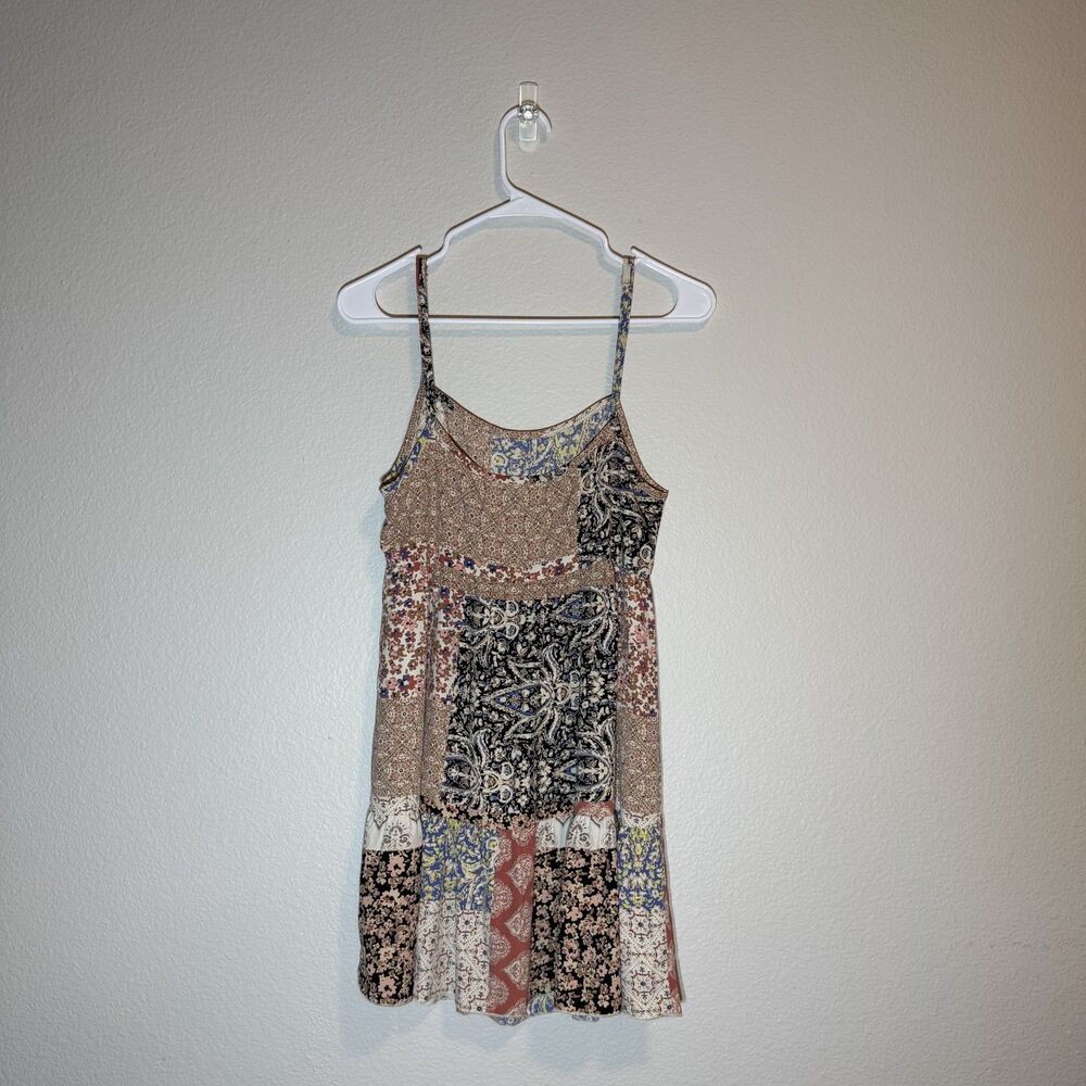 Altar'd State Boho Patchwork Babydoll Dress Small